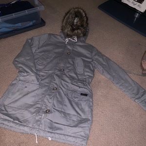Abercrombie Sherpa lined parka